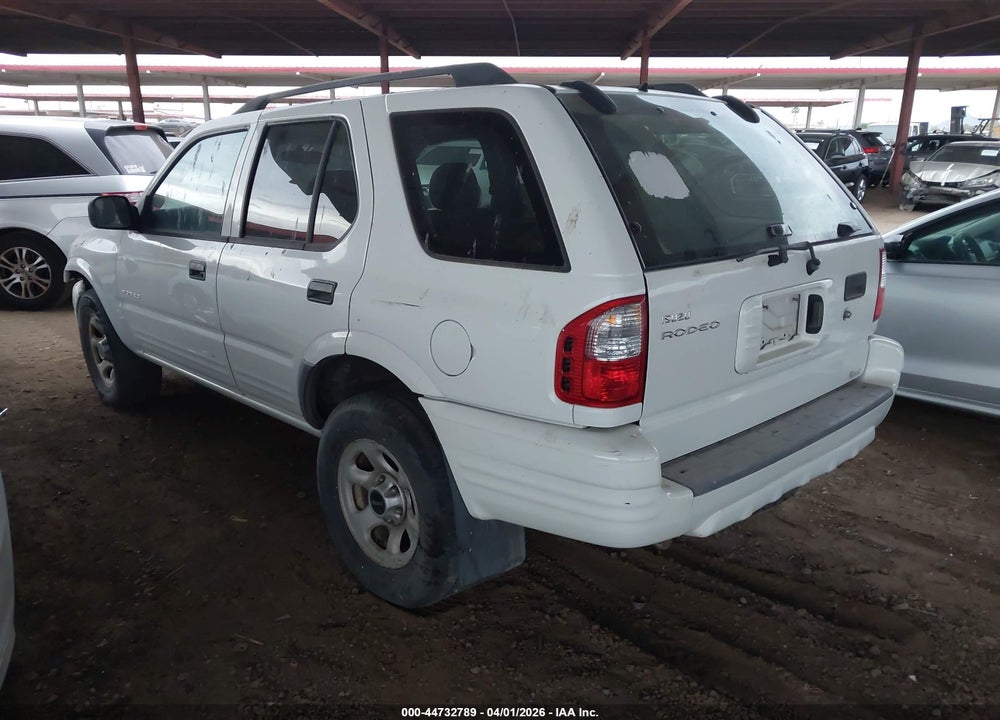 2004 ISUZU RODEO S 3.2L V6 VIN: 4S2DM58W544308022