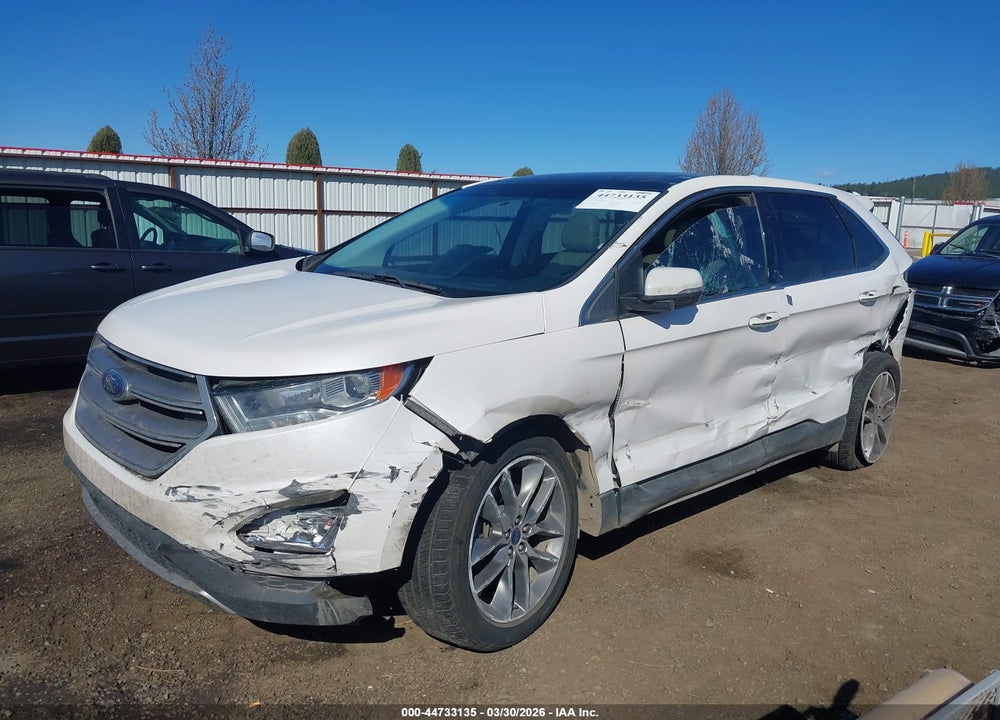 2016 FORD EDGE TITANIUM VIN: 2FMPK4K91GBB88821