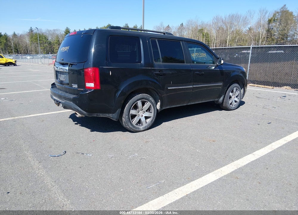 2012 HONDA PILOT TOURING VIN: 5FNYF4H99CB048730