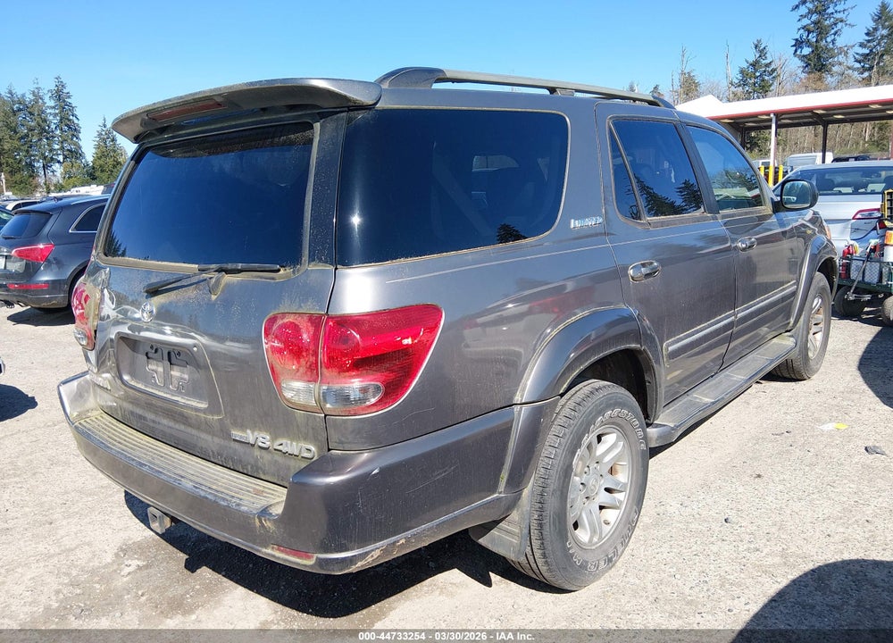 2005 TOYOTA SEQUOIA LIMITED V8 VIN: 5TDBT48A45S248289
