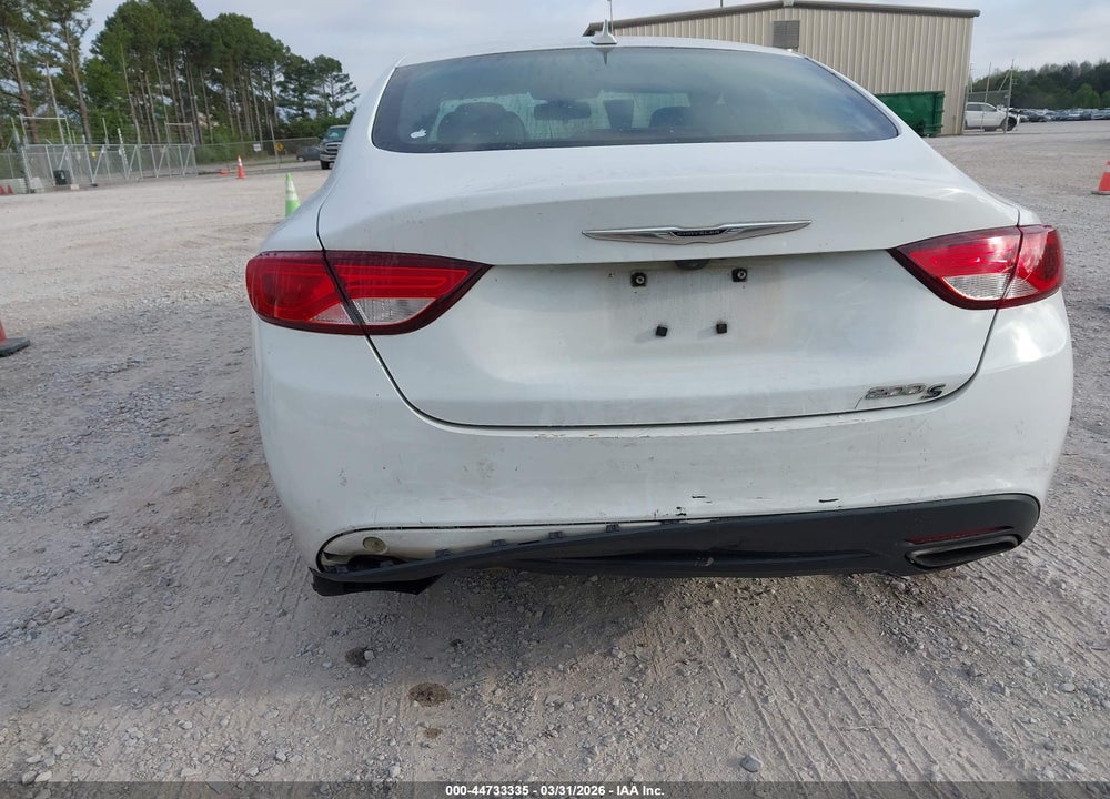 2016 CHRYSLER 200 S VIN: 1C3CCCBB7GN135398
