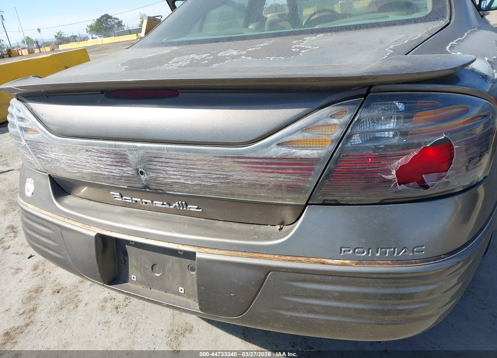 2000 PONTIAC BONNEVILLE SE VIN: 1G2HX54K9Y4150513