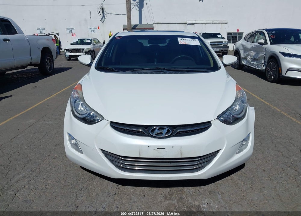 2012 HYUNDAI ELANTRA LIMITED VIN: 5NPDH4AE3CH083734