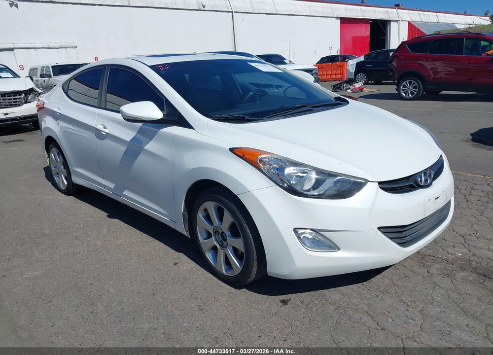 2012 HYUNDAI ELANTRA LIMITED VIN: 5NPDH4AE3CH083734