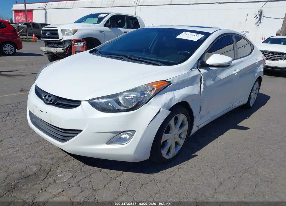 2012 HYUNDAI ELANTRA LIMITED VIN: 5NPDH4AE3CH083734