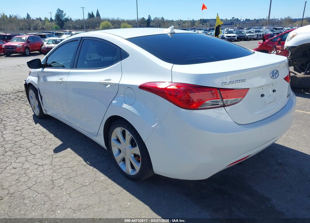 2012 HYUNDAI ELANTRA LIMITED VIN: 5NPDH4AE3CH083734
