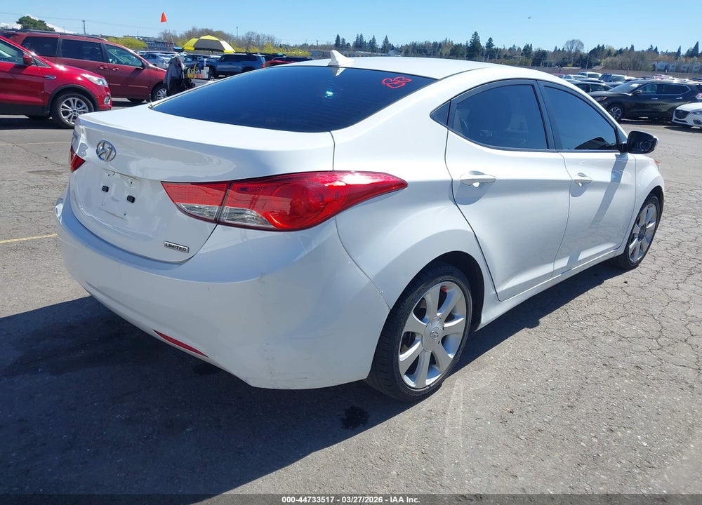 2012 HYUNDAI ELANTRA LIMITED VIN: 5NPDH4AE3CH083734