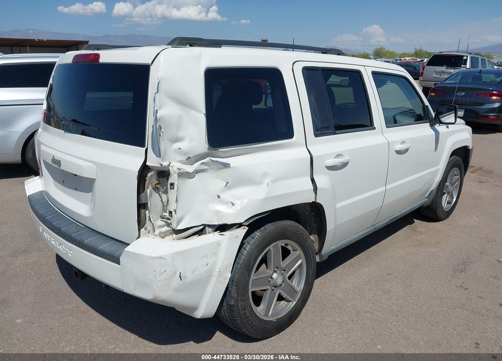 2010 JEEP PATRIOT SPORT VIN: 1J4NF2GB1AD628404