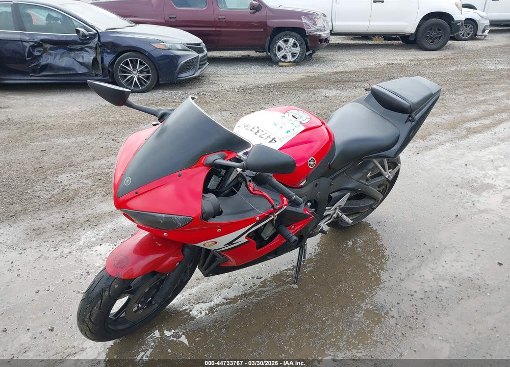 2004 YAMAHA YZFR6 L VIN: JYARJ06Y24A002300