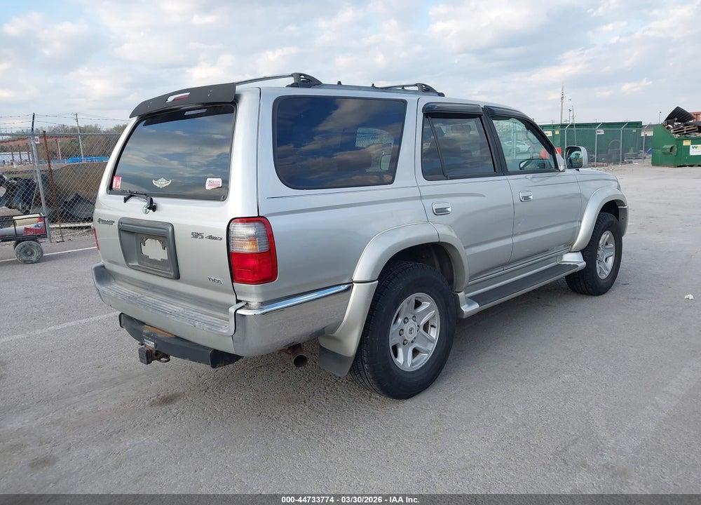2000 TOYOTA 4RUNNER SR5 V6 VIN: JT3HN86R1Y0312742
