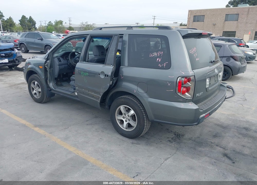 2007 HONDA PILOT EX-L VIN: 5FNYF28537B037259