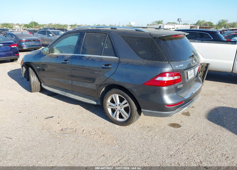 2012 MERCEDES-BENZ ML 350 4MATIC VIN: 4JGDA5HB5CA040764