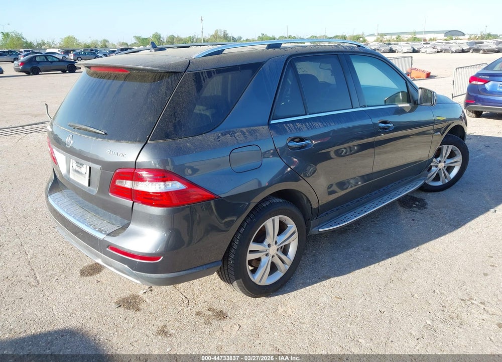 2012 MERCEDES-BENZ ML 350 4MATIC VIN: 4JGDA5HB5CA040764