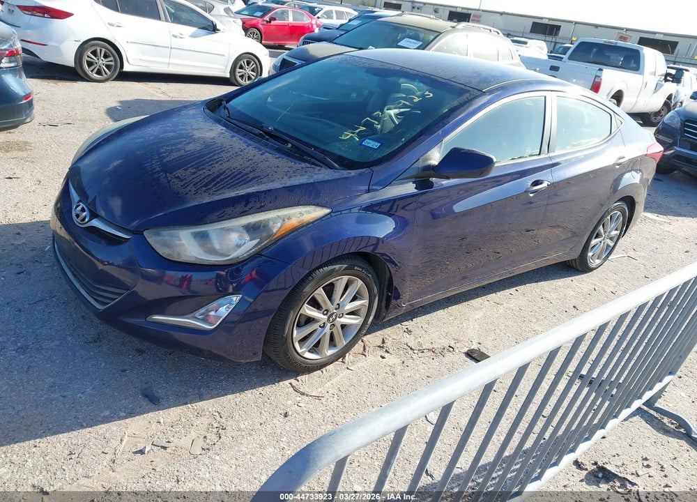 2014 HYUNDAI ELANTRA SE VIN: 5NPDH4AE0EH486542