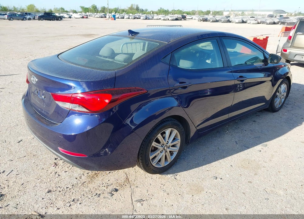 2014 HYUNDAI ELANTRA SE VIN: 5NPDH4AE0EH486542