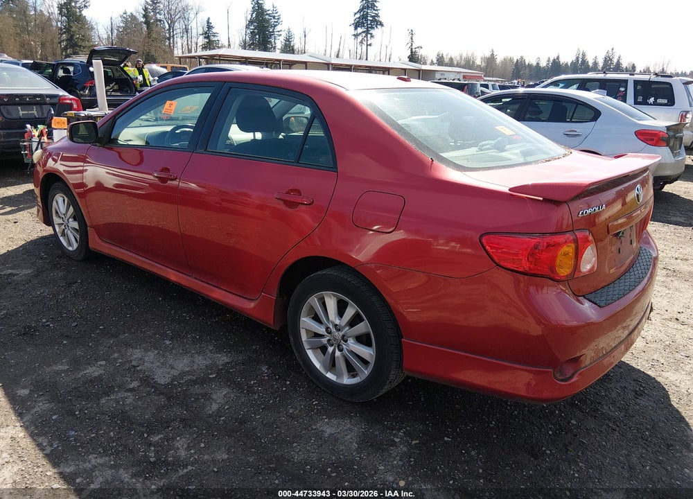 2009 TOYOTA COROLLA S VIN: 1NXBU40E69Z133363