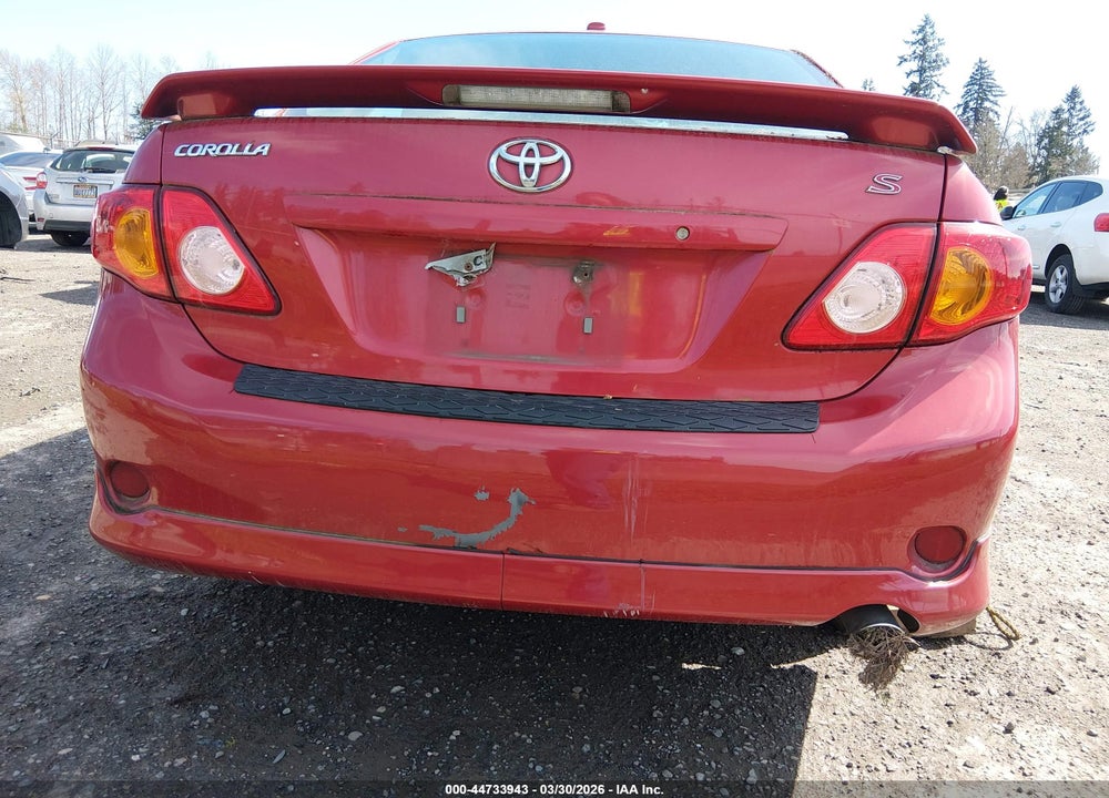 2009 TOYOTA COROLLA S VIN: 1NXBU40E69Z133363