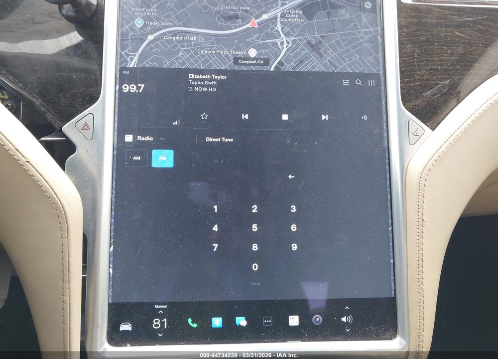 2016 TESLA MODEL S 60/70/75/85 VIN: 5YJSA1E16GF146993