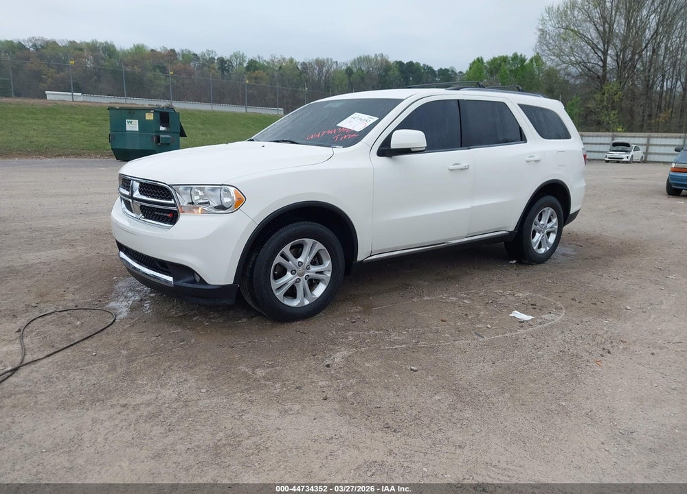 2012 DODGE DURANGO CREW VIN: 1C4RDJDG8CC285932