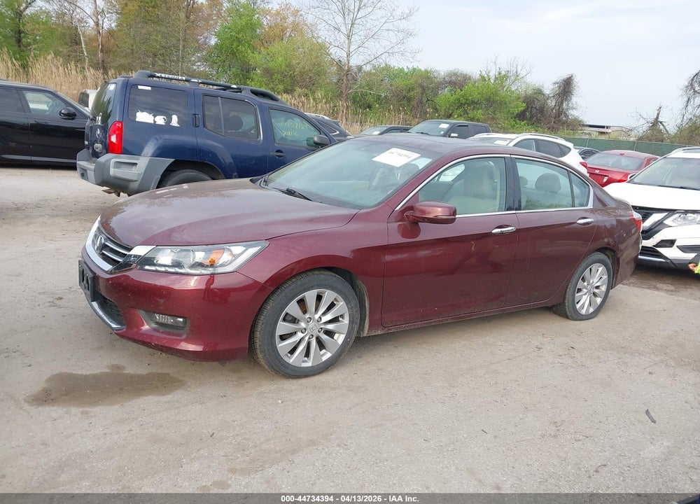 2014 HONDA ACCORD EX-L V-6 VIN: 1HGCR3F81EA020083