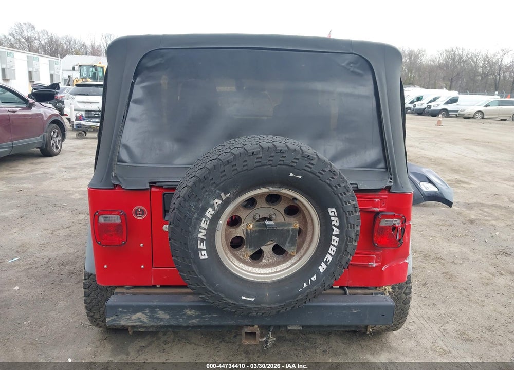 2004 JEEP WRANGLER X VIN: 1J4FA39S24P747510