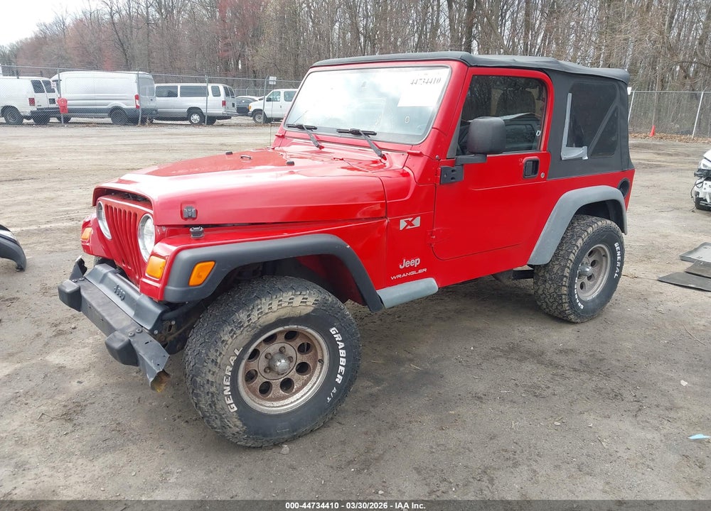 2004 JEEP WRANGLER X VIN: 1J4FA39S24P747510