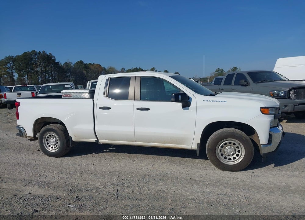 2021 CHEVROLET SILVERADO 1500 2WD  STANDARD BED WT VIN: 1GCRWAEF7MZ345908