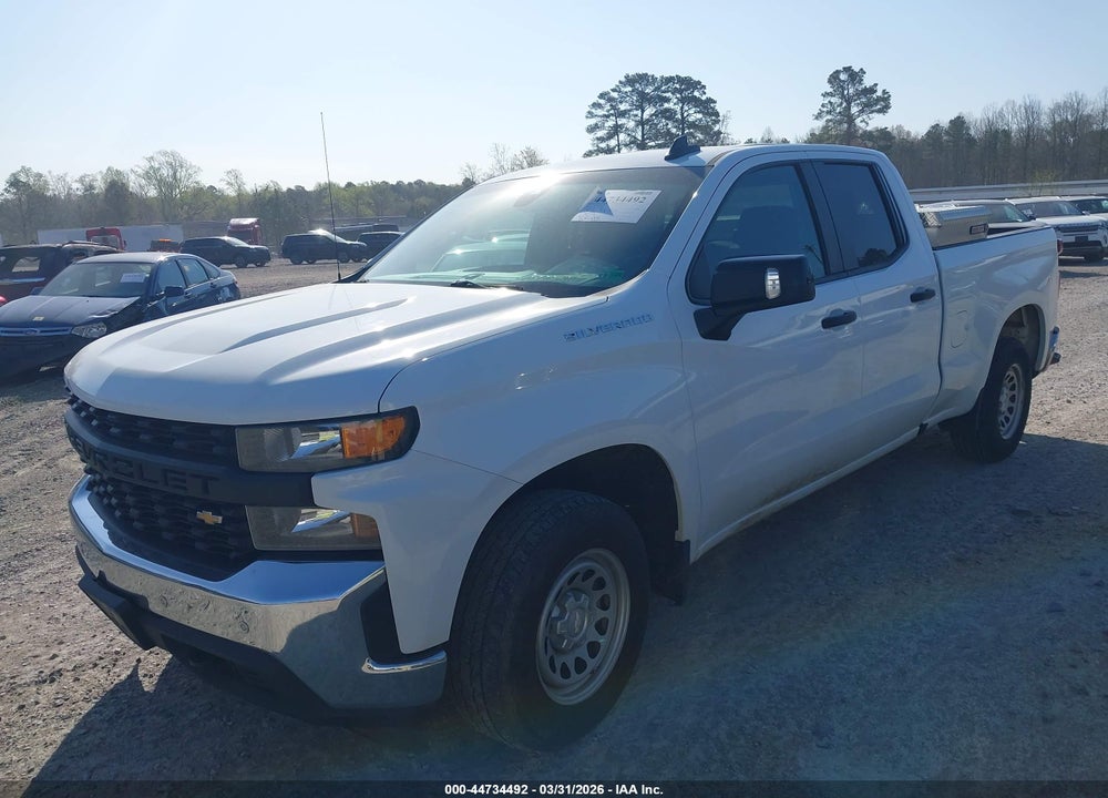 2021 CHEVROLET SILVERADO 1500 2WD  STANDARD BED WT VIN: 1GCRWAEF7MZ345908