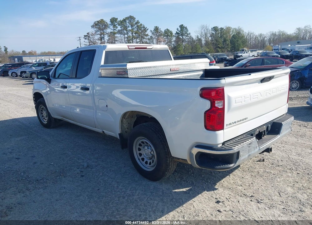 2021 CHEVROLET SILVERADO 1500 2WD  STANDARD BED WT VIN: 1GCRWAEF7MZ345908