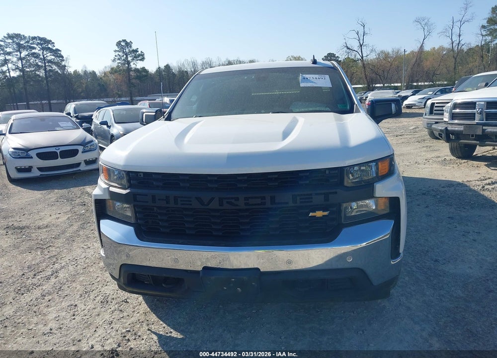 2021 CHEVROLET SILVERADO 1500 2WD  STANDARD BED WT VIN: 1GCRWAEF7MZ345908