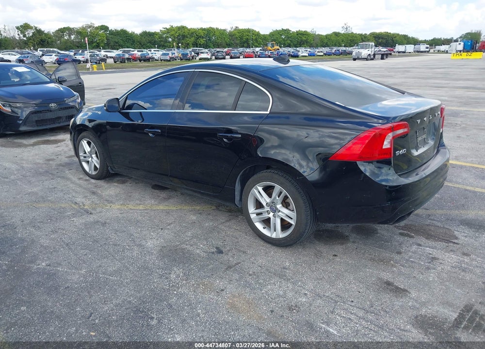2015 VOLVO S60 T5 PREMIER VIN: YV126MFK0F1344996