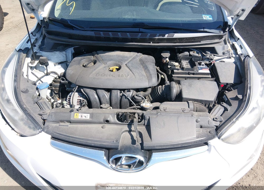 2014 HYUNDAI ELANTRA LIMITED VIN: 5NPDH4AE9EH515715