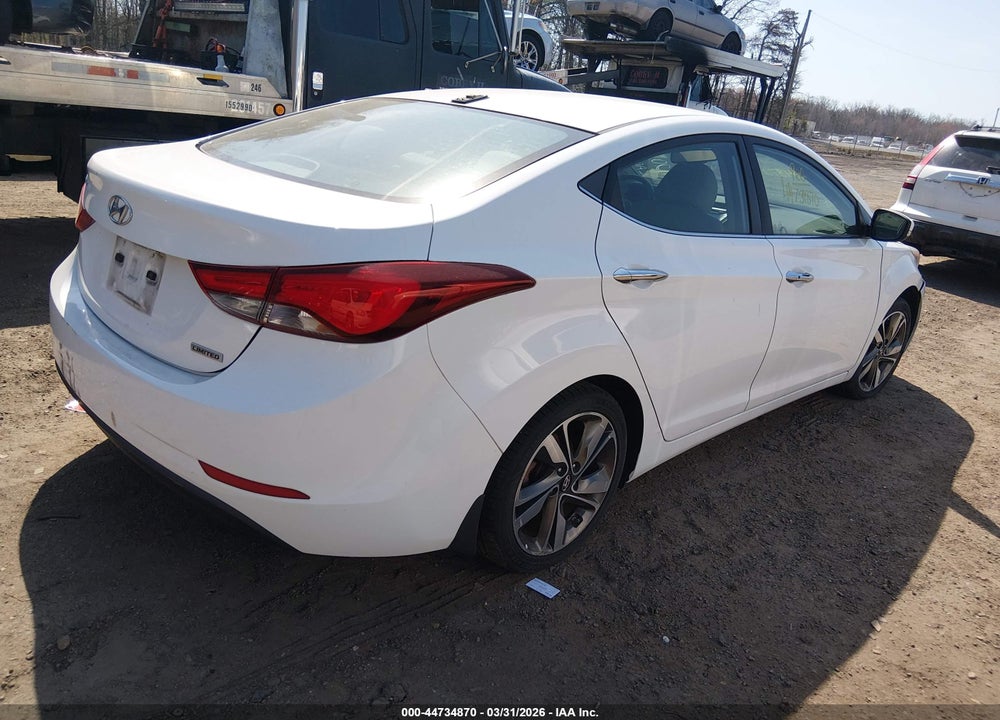 2014 HYUNDAI ELANTRA LIMITED VIN: 5NPDH4AE9EH515715