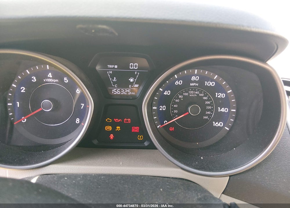 2014 HYUNDAI ELANTRA LIMITED VIN: 5NPDH4AE9EH515715