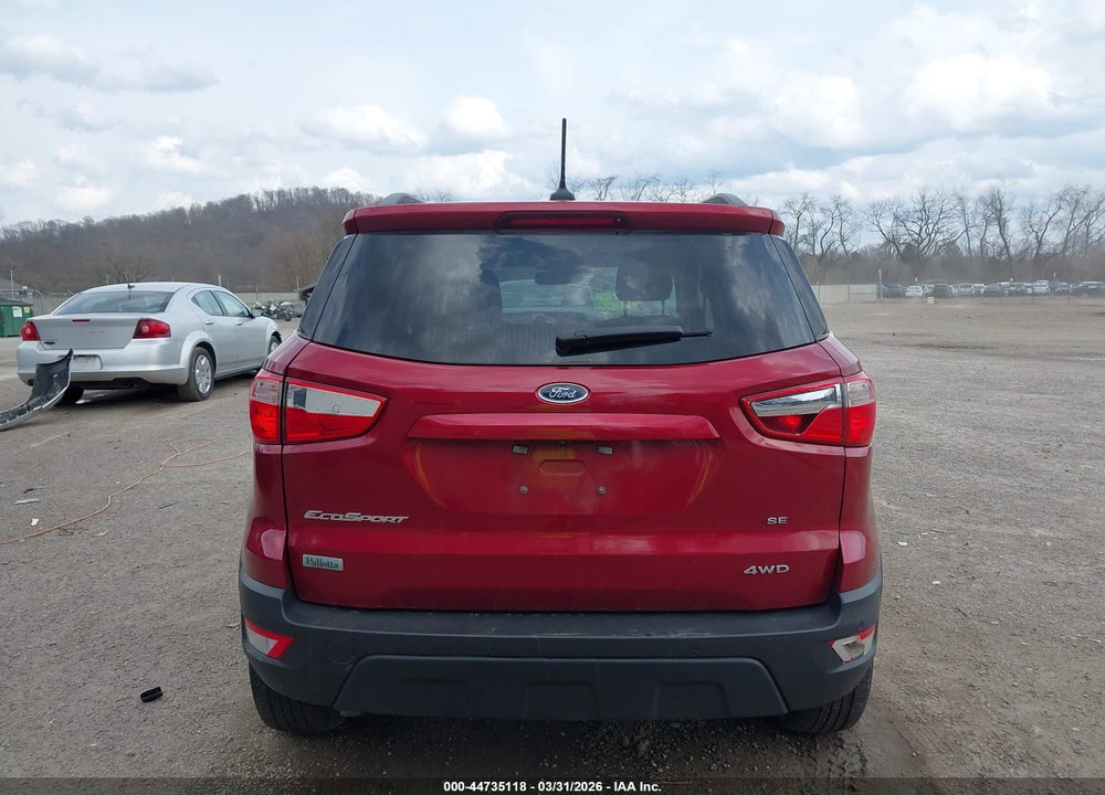 2022 FORD ECOSPORT SE VIN: MAJ6S3GL7NC464842