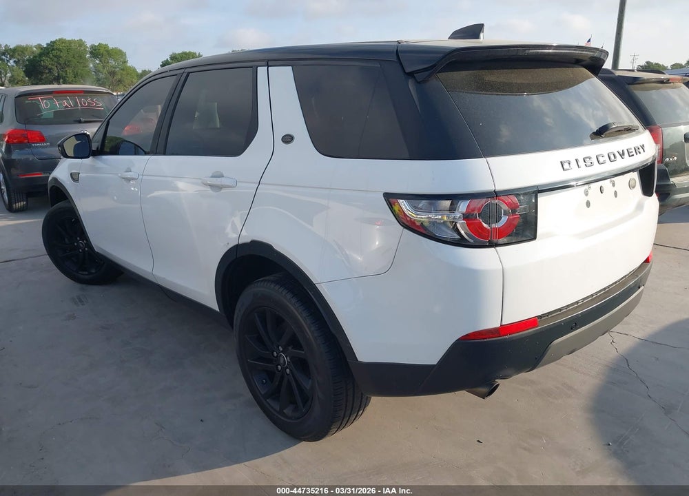 2017 LAND ROVER DISCOVERY SPORT SE VIN: SALCP2BG3HH666208