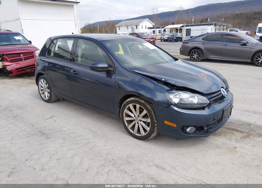 2012 VOLKSWAGEN GOLF TDI 4-DOOR VIN: WVWNM7AJXCW205370
