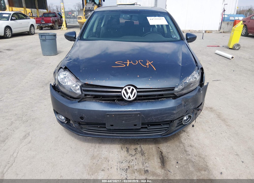 2012 VOLKSWAGEN GOLF TDI 4-DOOR VIN: WVWNM7AJXCW205370