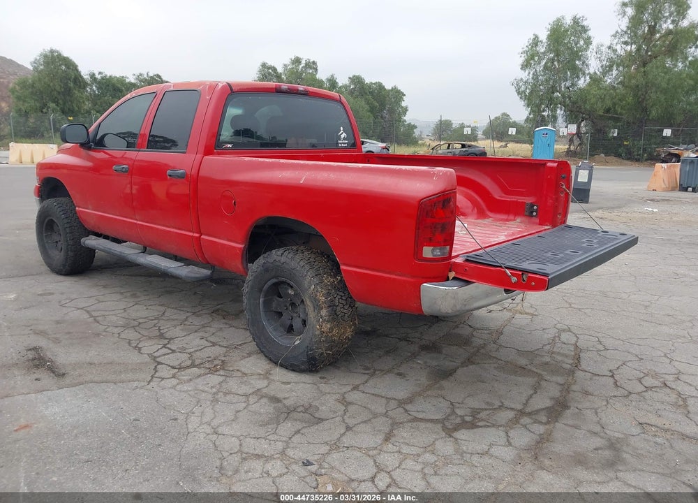 2004 DODGE RAM 1500 SLT/LARAMIE VIN: 1D7HA18DX4S513057