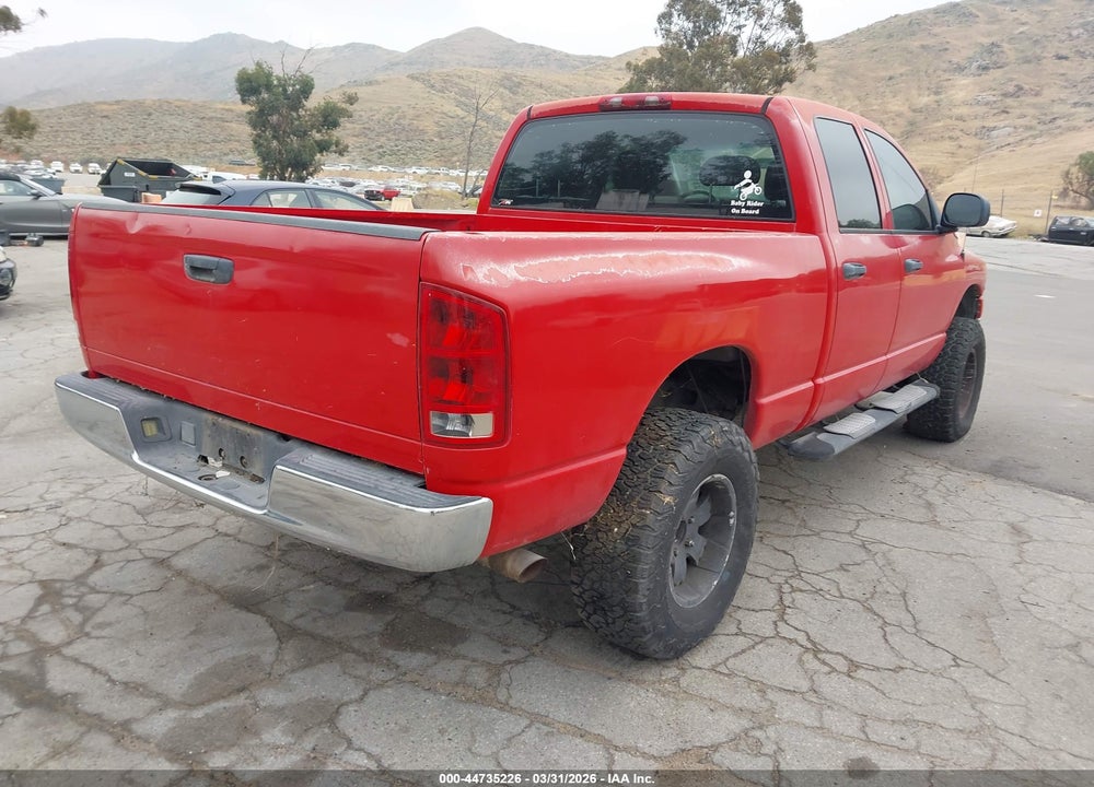2004 DODGE RAM 1500 SLT/LARAMIE VIN: 1D7HA18DX4S513057