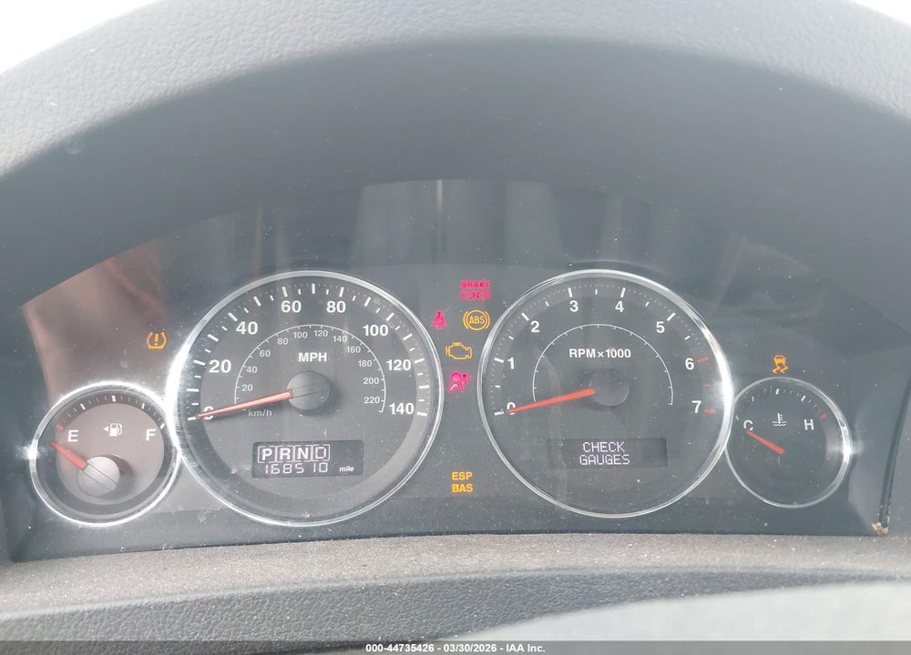 2008 JEEP GRAND CHEROKEE LAREDO VIN: 1J8GR48KX8C131232