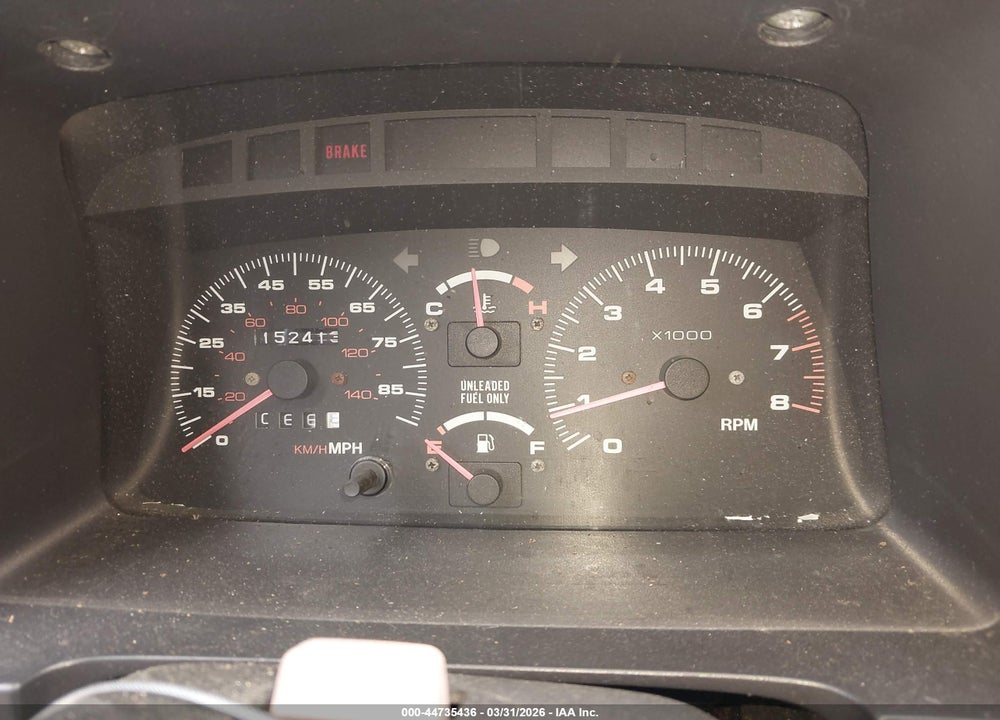 1995 GEO TRACKER VIN: 2CNBE18U6S6919563