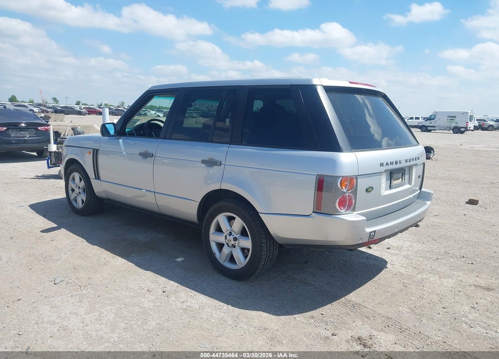 2004 LAND ROVER RANGE ROVER HSE VIN: SALME11474A166955
