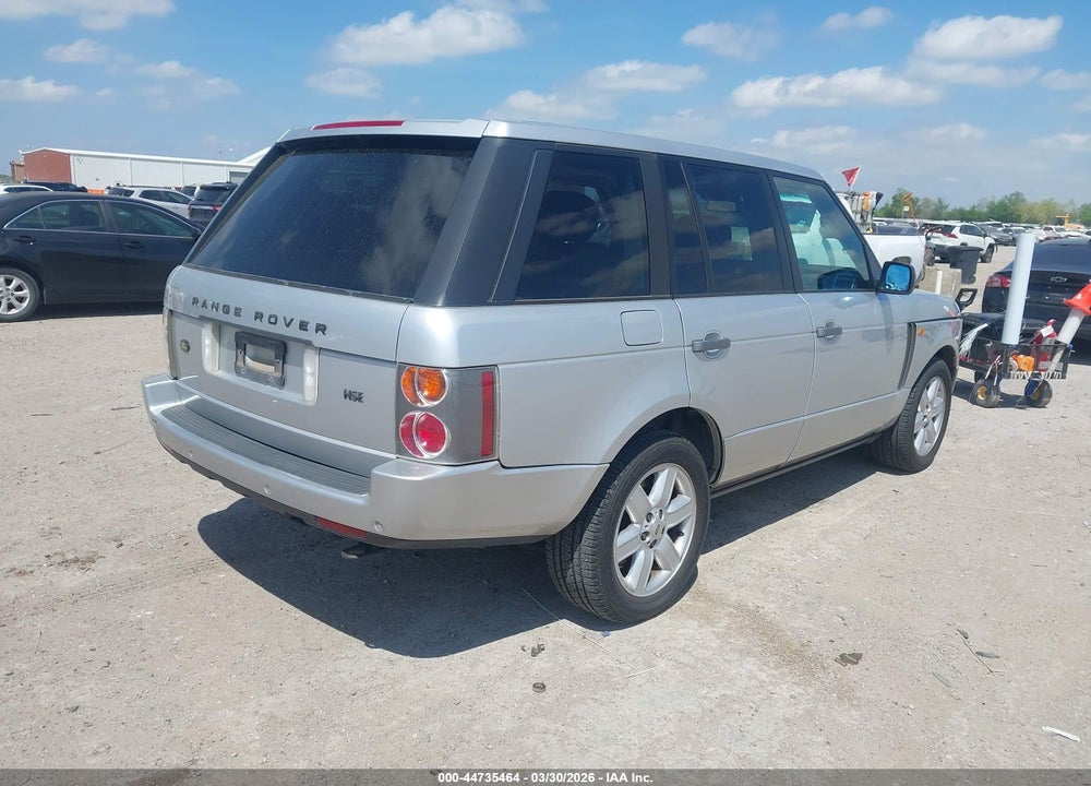 2004 LAND ROVER RANGE ROVER HSE VIN: SALME11474A166955