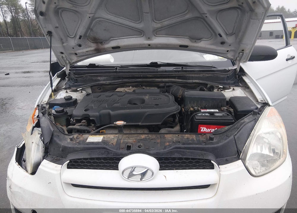 2008 HYUNDAI ACCENT GS VIN: KMHCM36C48U070542