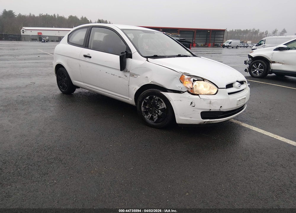 2008 HYUNDAI ACCENT GS VIN: KMHCM36C48U070542
