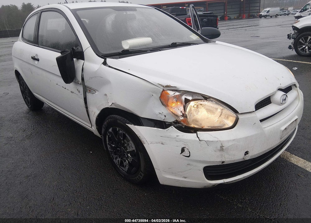 2008 HYUNDAI ACCENT GS VIN: KMHCM36C48U070542