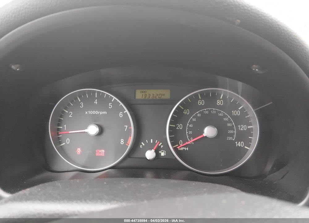2008 HYUNDAI ACCENT GS VIN: KMHCM36C48U070542