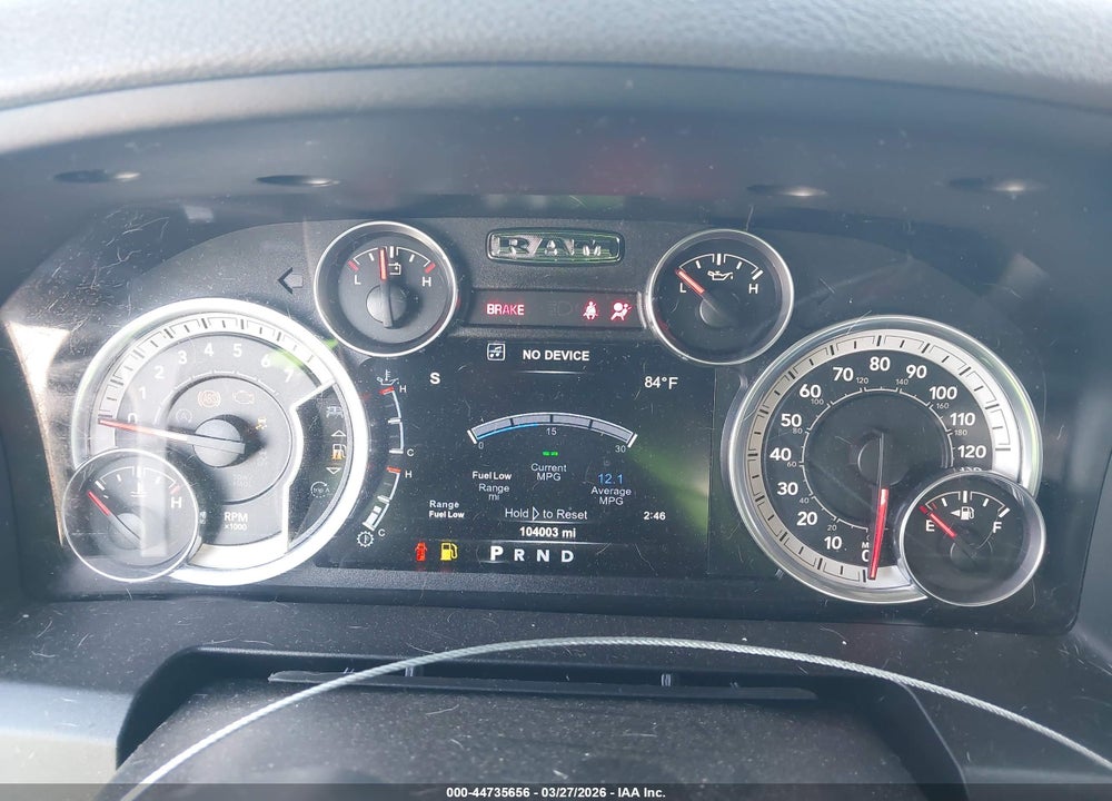 2015 RAM 1500 BIG HORN VIN: 1C6RR6TT2FS676525