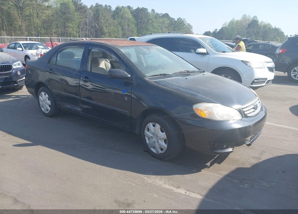 2003 TOYOTA COROLLA CE VIN: 2T1BR32E43C029374